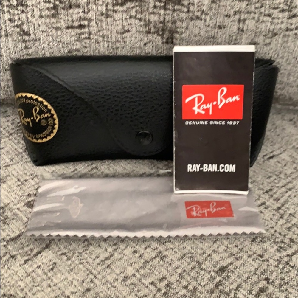 Ray Ban sunglass case.